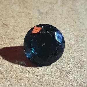Round Black Gemstone
